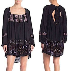 NEW Free People Rhiannon Embroidered Dress, small